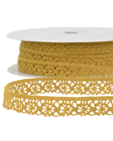 25m spool of copper polyester lace 20mm