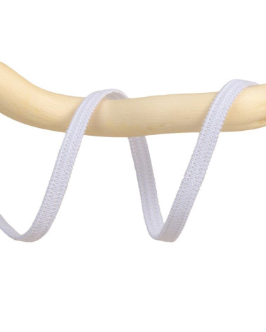 50m reel of elastic White 5mm