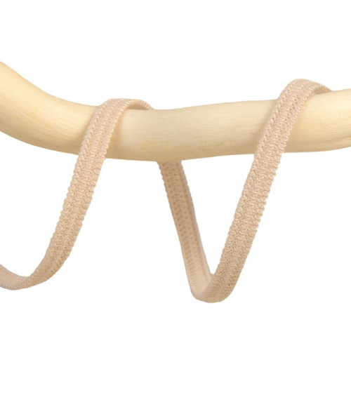 Bobine 50m élastique Beige 5mm