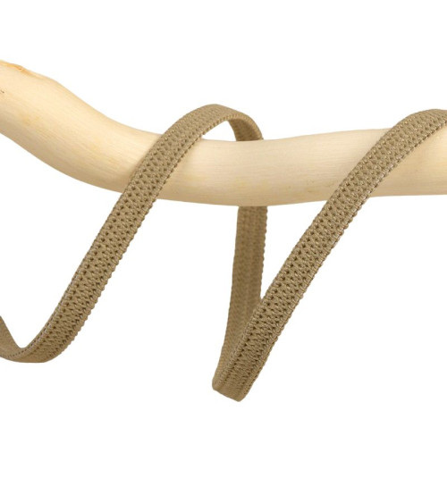 25m spool of taupe elastic