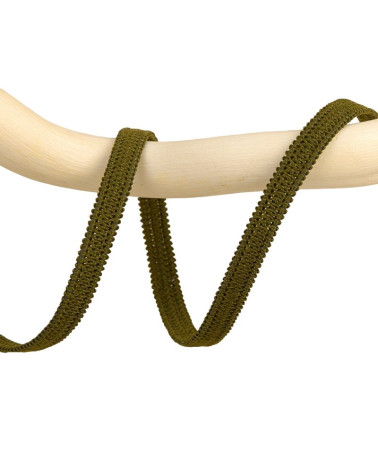 Bobine 25m élastique vert kaki