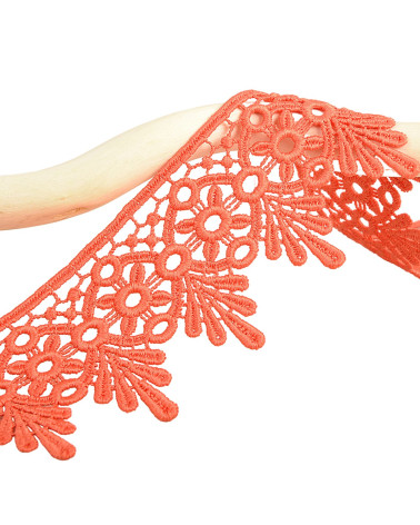 Spule 13,7 m Gothic Guipure 47 mm Orange