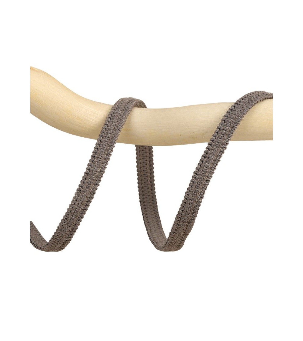 25-m-Spule aus dunkelgrauem Gummiband