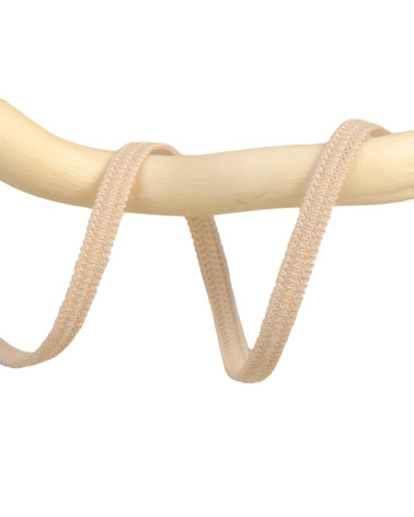 Bobina de elástico beige de 25 m.