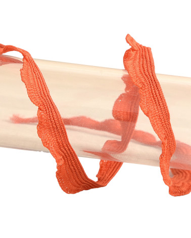 25m reel of 10mm scalloped braid, rust