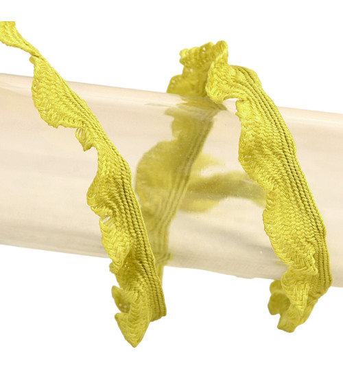 25m spool of 10mm scalloped braid Light khaki