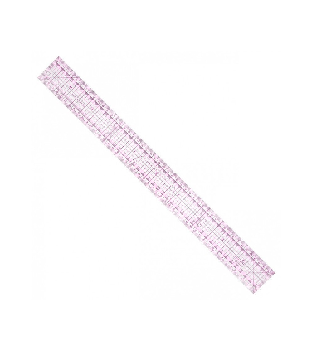 Weiches Patchwork-Lineal 50 Zentimeter aus Kunststoff