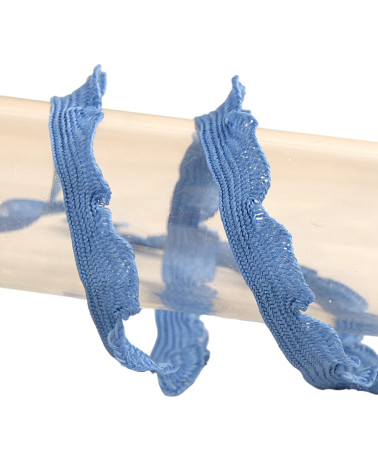 Spool of 25m scalloped braid 10mm Lavender Blue