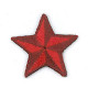 Ecusson thermocollant étoile rouge 2,5cm