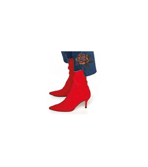 Ecusson thermocollant avec strass Rose rouge XL