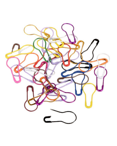 40pcs Metal Knitting Marker Rings