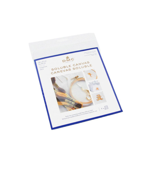 DMC Aida canvas soluble canvas white 22 x 20 cm