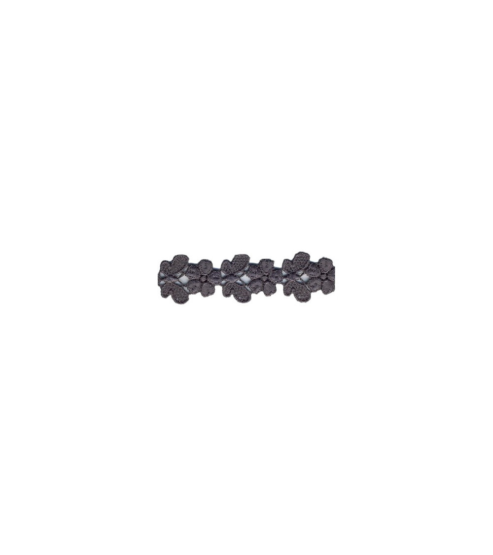 Floppy 14m Schmetterlings-Guipure-Spitze Stahl 23mm