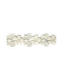 Disquette 14m dentelle guipure papillons Ecru  23mm