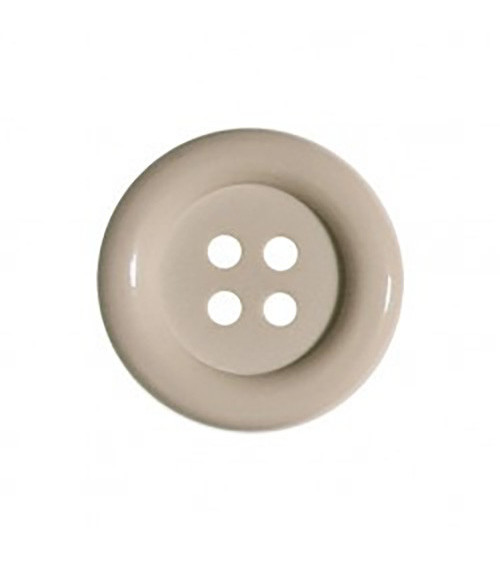 Clown button beige color
