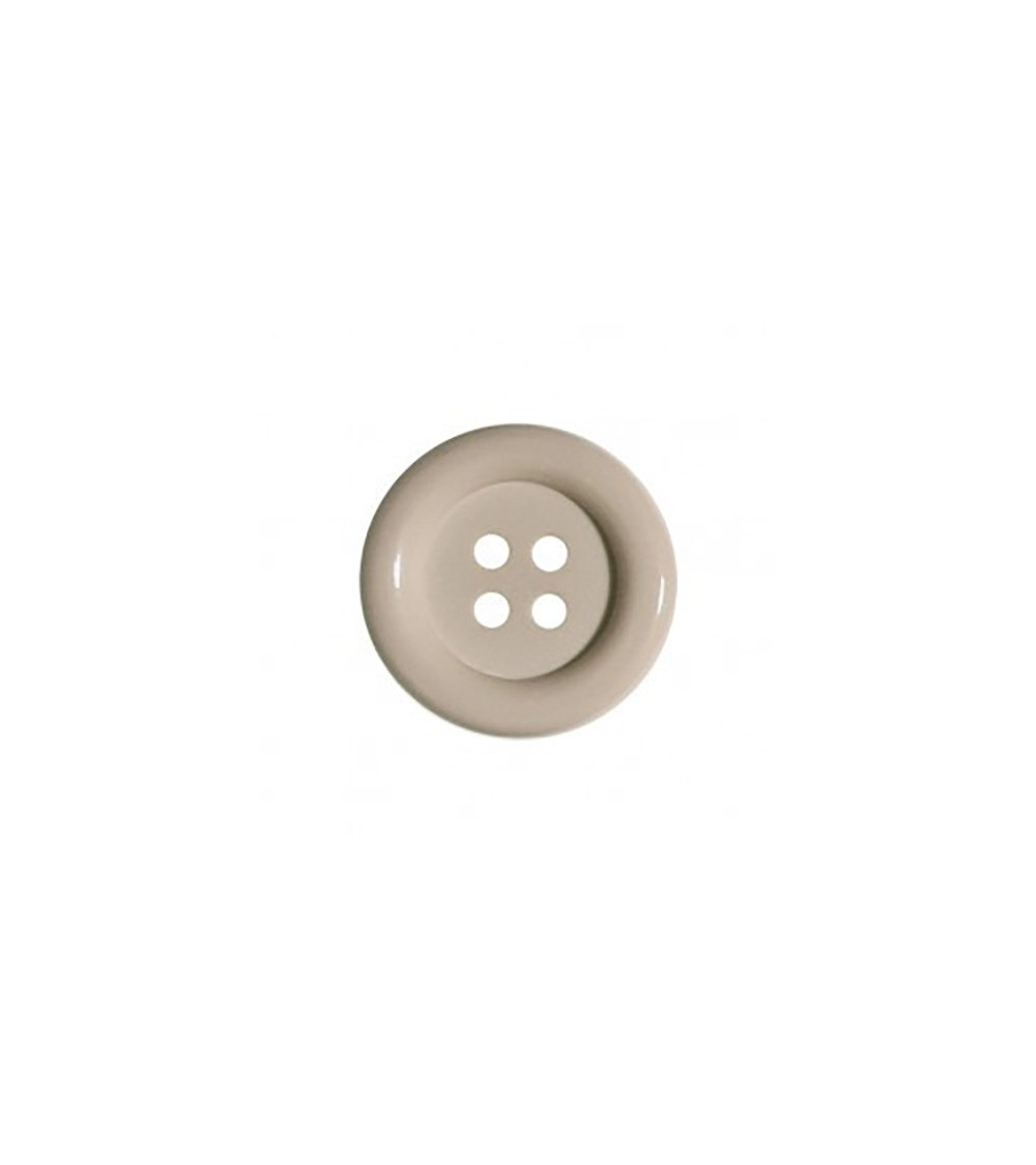Clown button beige color