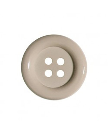 Clown button beige color