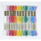 Assortiment 24 échevettes de fils mouliné DMC les indispensables 100% coton coloris vitamines