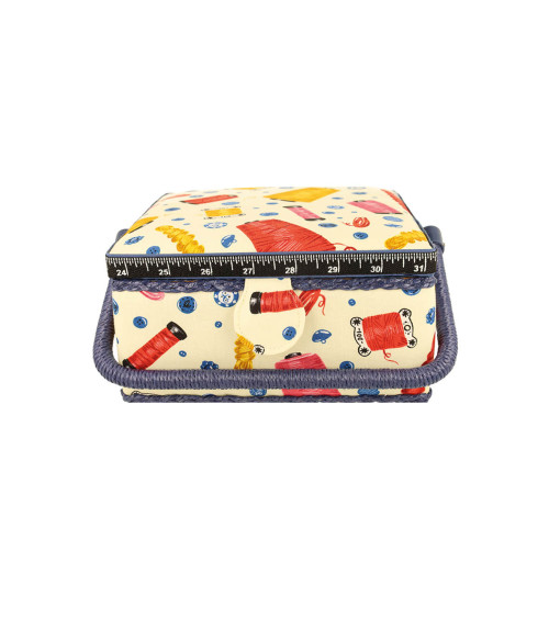 Costurero 20x20x11cm hilos coser