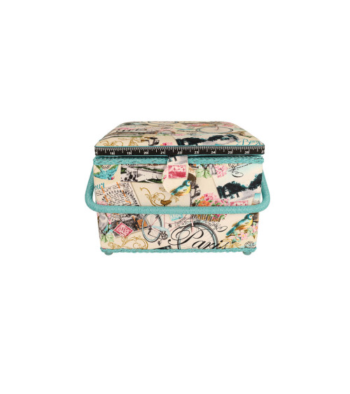 Sewing box 26x26x19cm paris