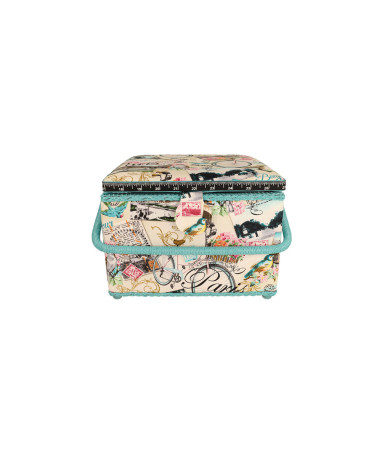 Sewing box 26x26x19cm paris
