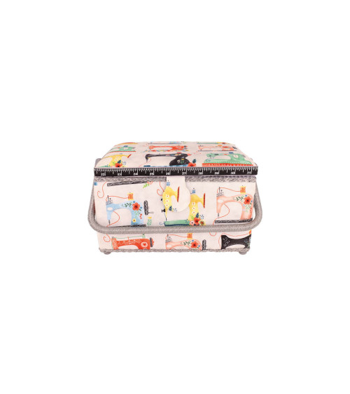 Sewing box 18.5x26x16cm vintage box
