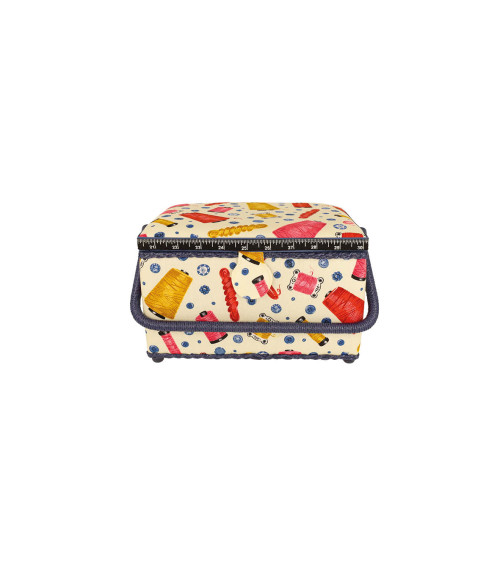 Sewing box 18.5x26x16cm sewing threads