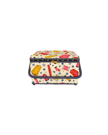 Sewing box 18.5x26x16cm sewing threads