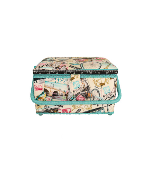 Sewing box 21x28.5x19.5cm Paris