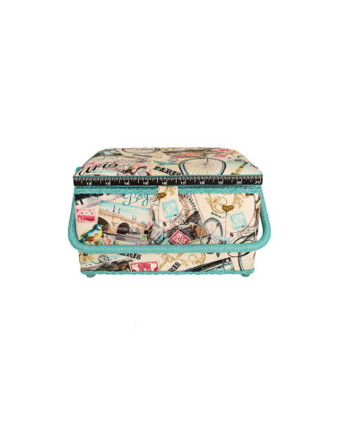 Sewing box 21x28.5x19.5cm Paris