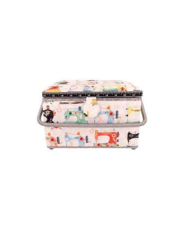 Sewing box 21x28.5x19.5cm vintage box