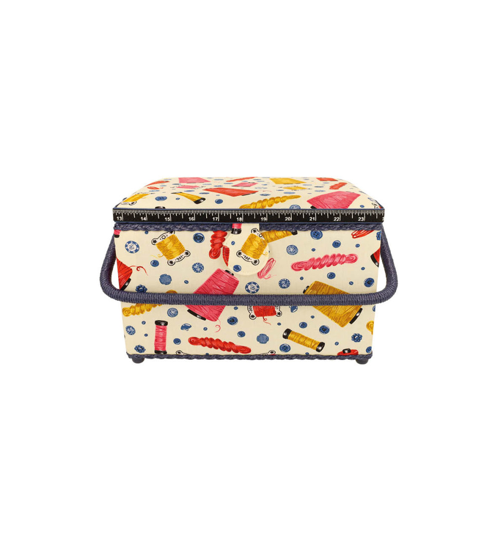 Sewing box 21x28.5x19.5cm sewing threads