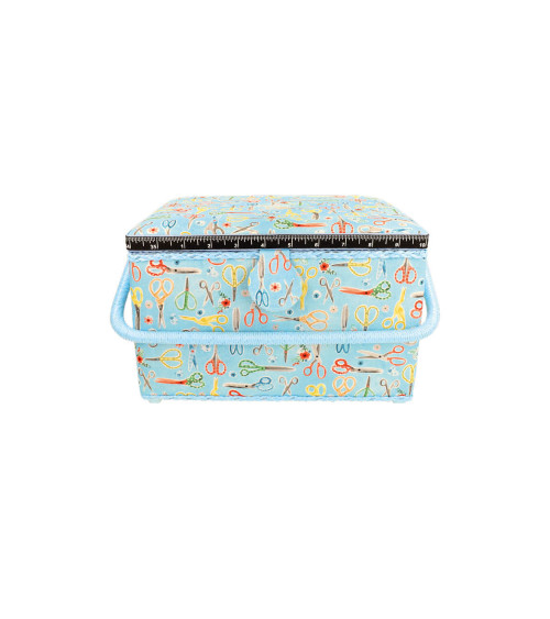 Sewing box 21x28.5x19.5cm sewing scissors
