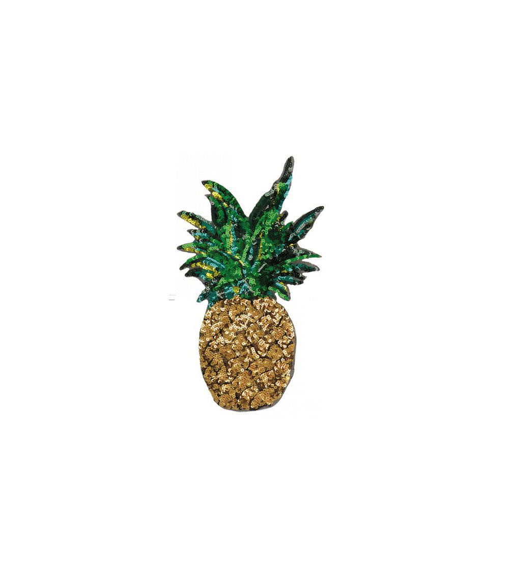 Ecusson thermocollant Ananas doré Ecusson thermocollant Ananas doré