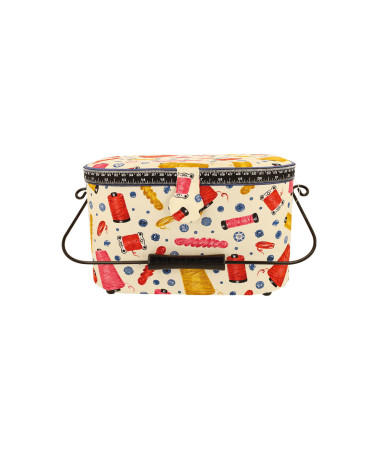 Sewing box 21x31x17.5cm sewing threads