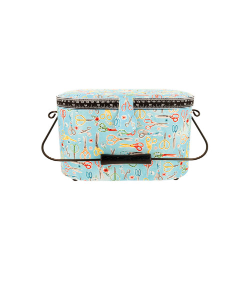 Sewing box 21x31x17.5cm sewing scissors