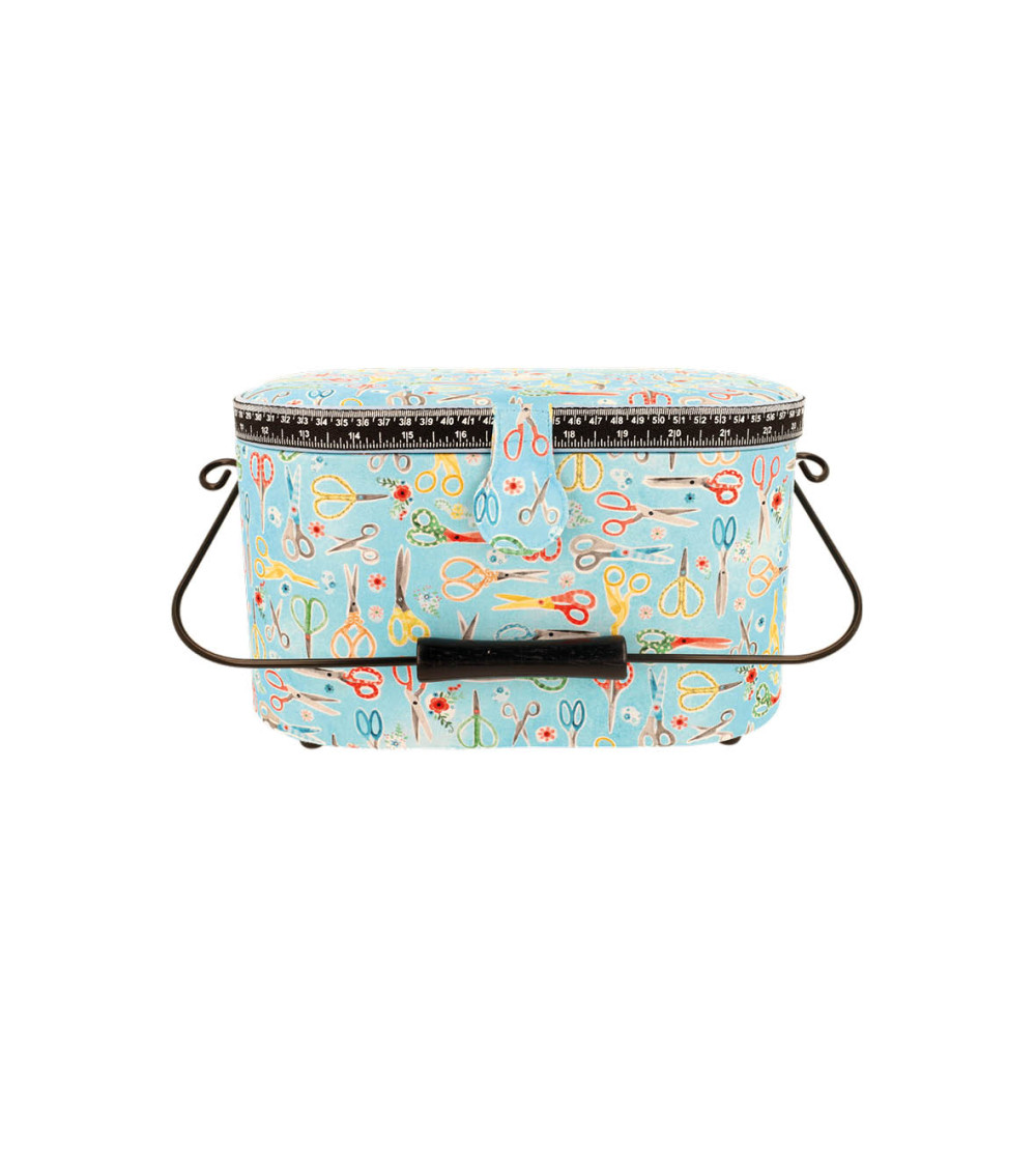 Sewing box 21x31x17.5cm sewing scissors