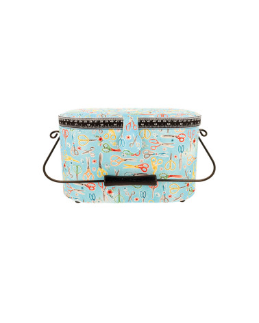 Sewing box 21x31x17.5cm sewing scissors