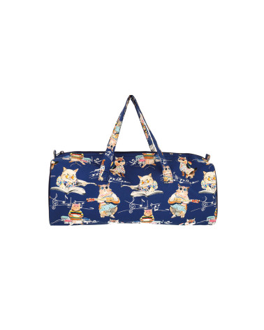 Sac à tricot 44x14x14x17cm chat musicien