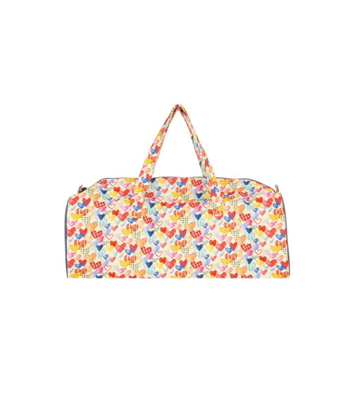 Sac à tricot 44x14x14x17cm coeurs