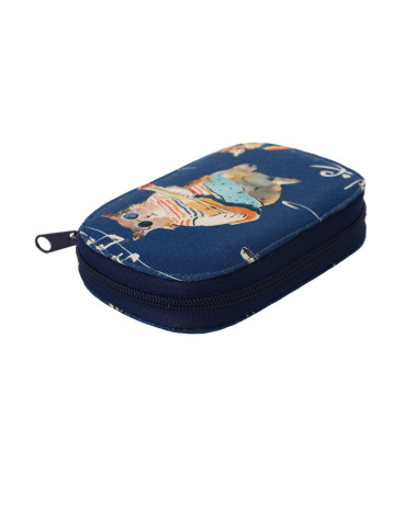 Custodia da cucito 14 cm x 9,5 cm musicista cat