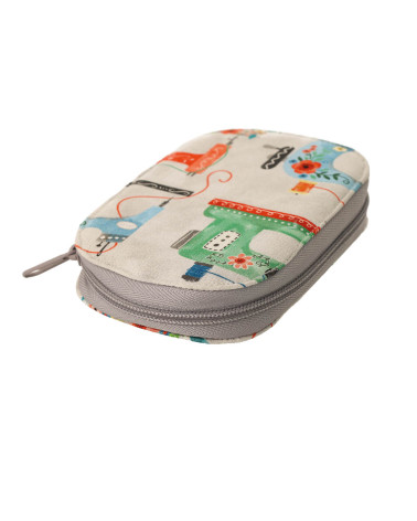 Custodia da cucito scatola vintage 14 cm x 9,5 cm