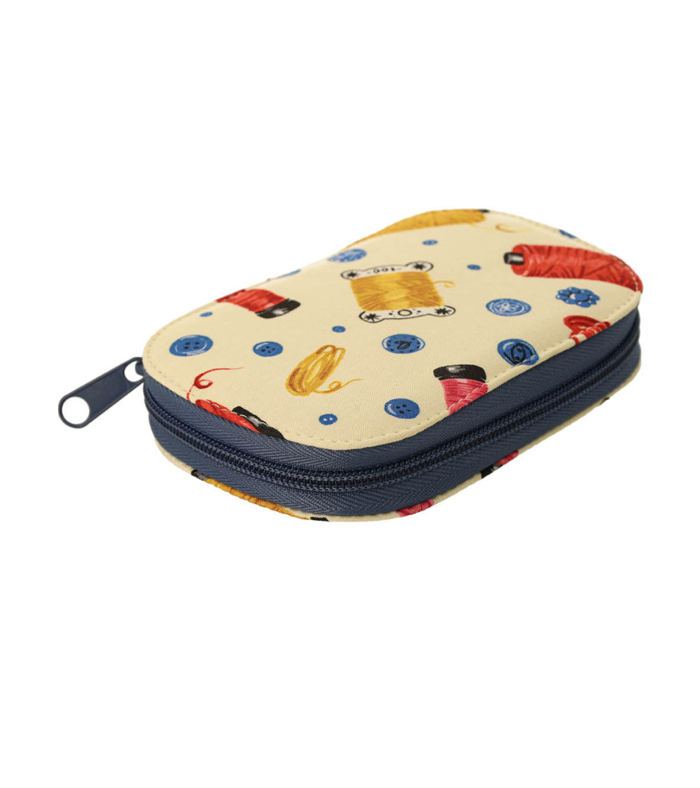 Custodia da cucito con fili da cucito 14 cm x 9,5 cm
