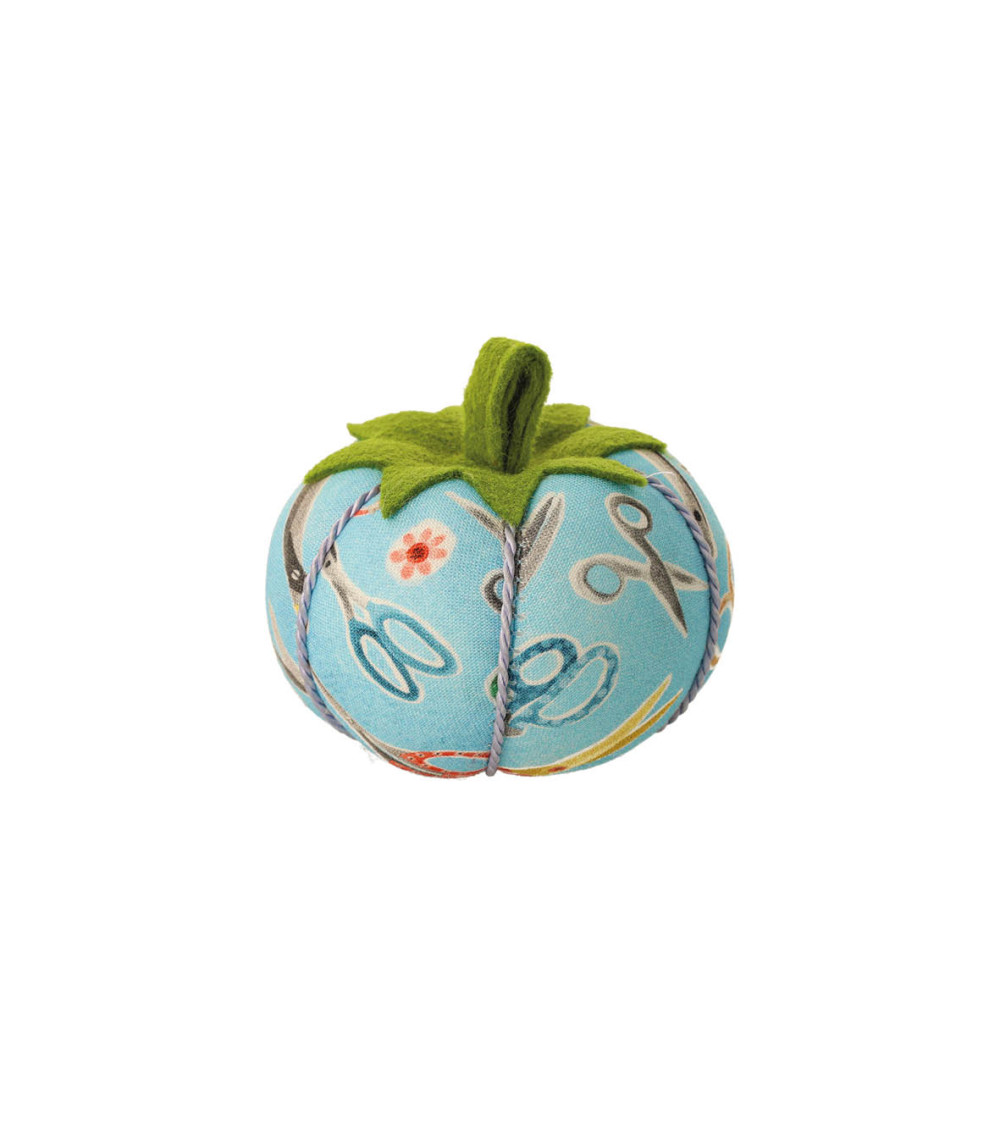 Tomate porte épingles 8cm ciseaux couture