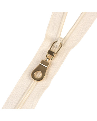 Fancy gold zipper 4cm