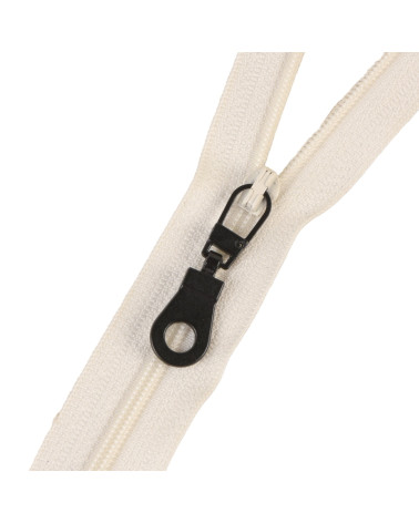 Gray fancy zipper 4cm