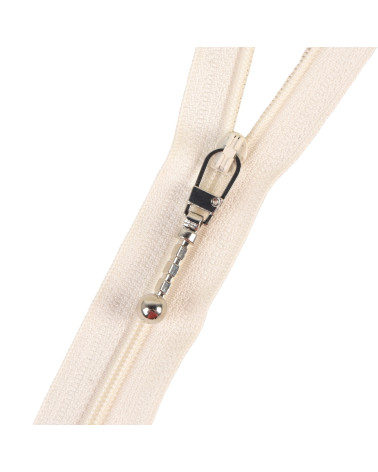 Fancy silver zipper pull 4.3cm