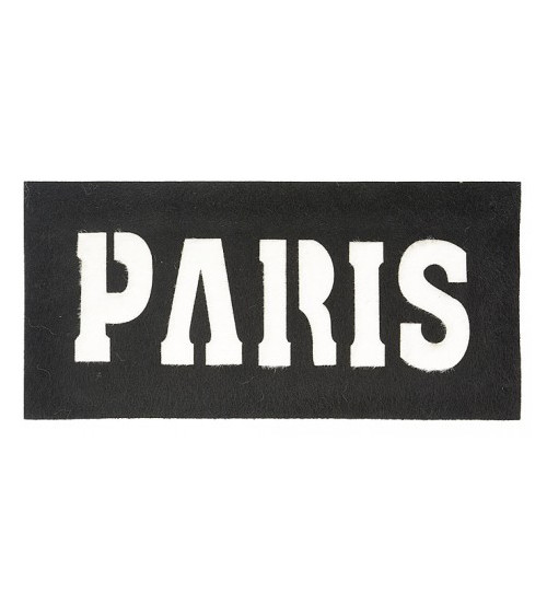 Large sweet PARIS iron-on patch