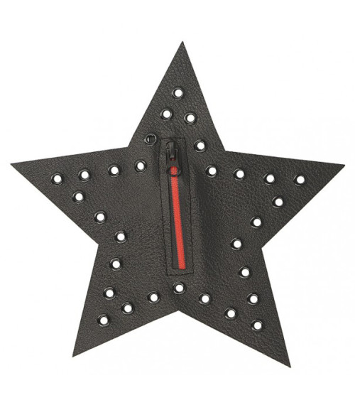 Large rock star iron-on patch