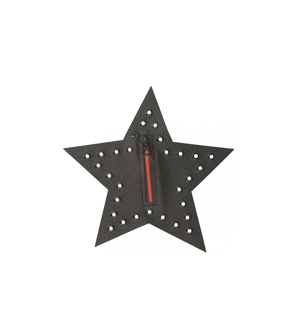 Large rock star iron-on patch